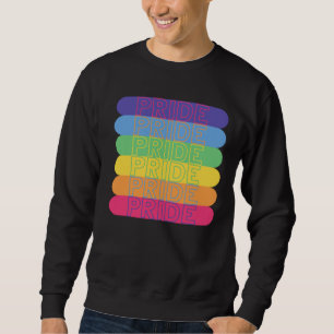 Sudadera Orgullo en colores arcoiris
