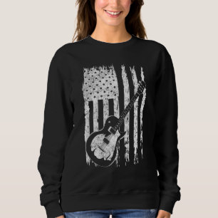 Sudadera Orgullo Estadounidense 4 De Julio Guitarista Elect