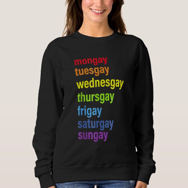Sudadera Orgullo Gay Agenda Love LGBT (Anverso)