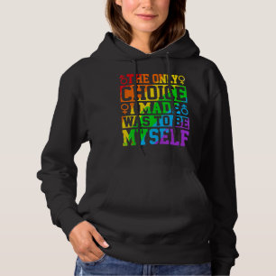 Sudadera Orgullo Gay Arcoiris La Única Opción Para Ser Yo M