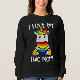 Sudadera Orgullo gay arcoiris unicornio Lgbtq Ally I Love M