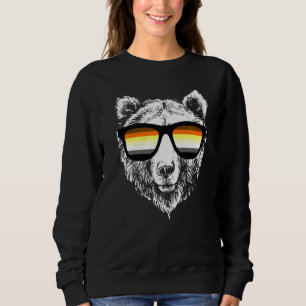Sudadera Orgullo Gay Bandera De Oso Lgbtq Gafas De Sol Suti