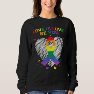 Sudadera Orgullo gay Bi Lgbtq Bisexual Ally Lesbiana Amor L