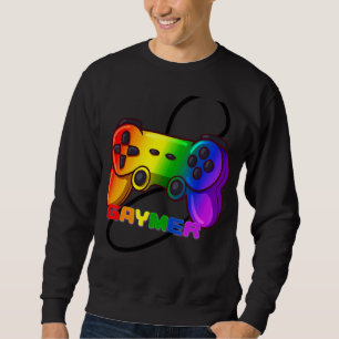 Sudadera Orgullo gay gay gay Rainbow Gamer Gaming Lgbtq