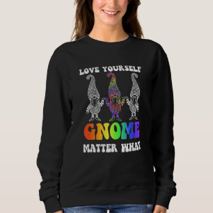 Sudadera Orgullo Gay Gnome Arcoiris LGBTQ Amor Gnome M