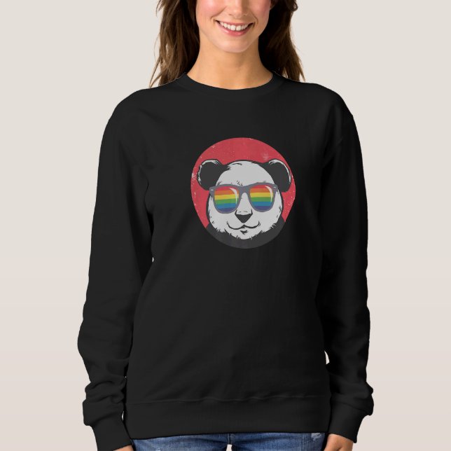 Sudadera Orgullo gay Lgbt Panda Guay Oso Gay (Anverso)
