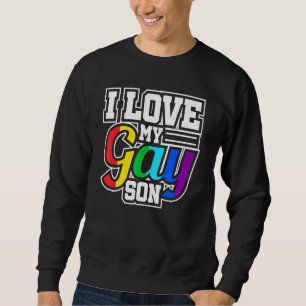 Sudadera Orgullo gay lgbt que amo a mi hijo gay