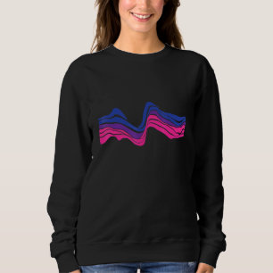 Sudadera Orgullo Gay Lgbt Sutil Bisexual Bi Rayas Arcoiris