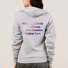 Sudadera Orgullo Génerofluido - Lugar de nacimiento: Tierra