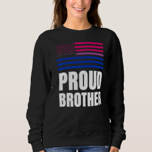 Sudadera Orgullo hermano Bisexual Bandera Lgbt Orgullo Gay