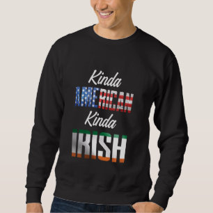 Sudadera Orgullo irlandés-americano de doble ciudadano