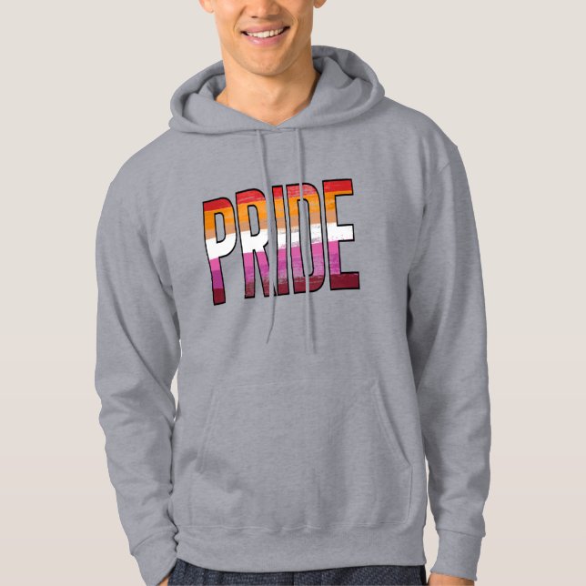 Sudadera Orgullo Lesbiano Palabra (Anverso)