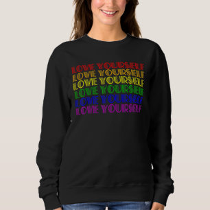 Sudadera Orgullo Lgbt Ama A Tu Misma Lesbiana Gay Apoyo A L