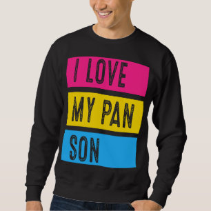 Sudadera Orgullo LGBT Amar a mi hijo Pan Pansexual Apoyar a