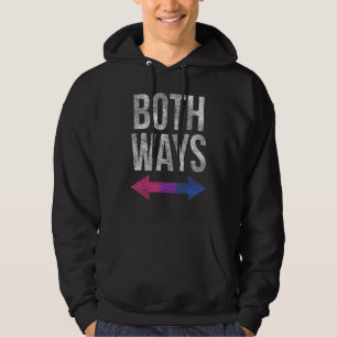 Sudadera Orgullo LGBT Amor Bisexual en Ambos Sentidos Flech