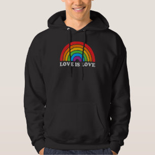 Sudadera Orgullo Lgbt Amor Vintage Arcoiris