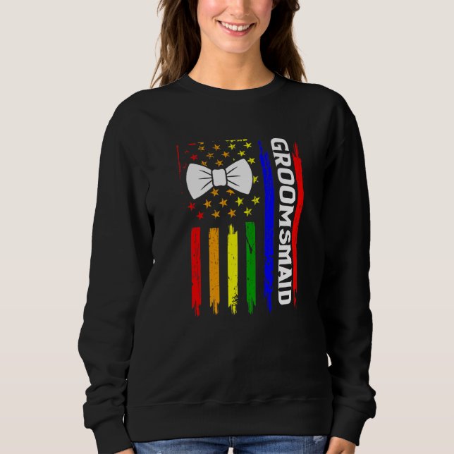 Sudadera Orgullo Lgbt Despedida de Soltero Gay Compromiso (Anverso)