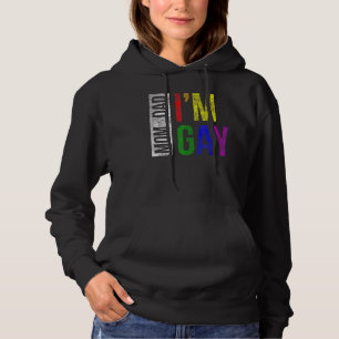 Sudadera Orgullo Lgbt Papá Mamá Soy Gay Apoyo Familiar En A