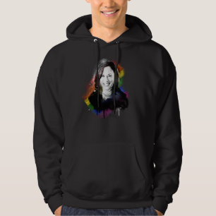 Sudadera Orgullo LGBTQ arcoiris Kamala Harris de pintura sp