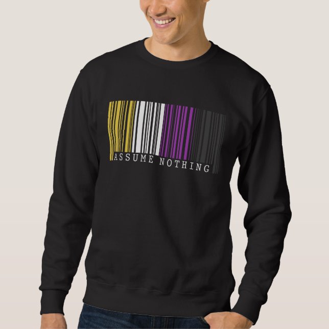 Sudadera Orgullo LGBTQIA Lesbiana Gay Bisexual Gay Asexual (Anverso)