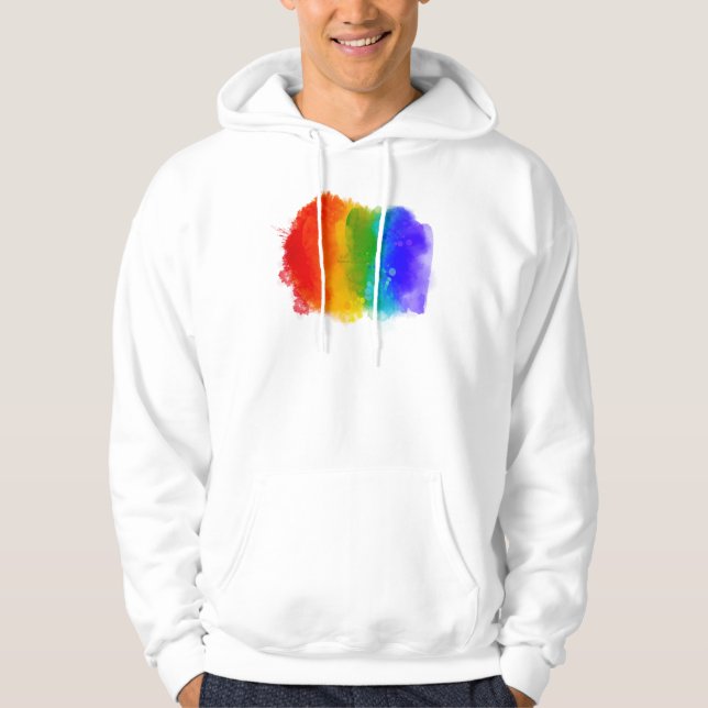 Sudadera Orgullo moderno de SlipperyJoe's salpicadura de en (Anverso)