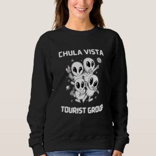 Sudadera Orgullo nativo Chula Vista Alien curioso turista e