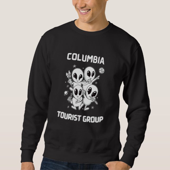 Sudadera Orgullo nativo de Columbia Alien Funny State Touri (Anverso)