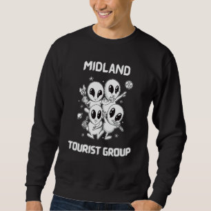 Sudadera Orgullo nativo de Midland Alien Funny State Touris