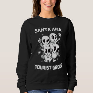 Sudadera Orgullo nativo de Santa Ana Alien Funny Turista es