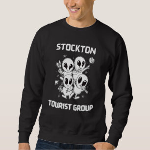 Sudadera Orgullo Nativo de Stockton Alien Funny Turista Est