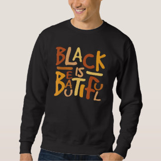 Sudadera Orgullo Negro Es Hermoso Celebra Igualdad Para R