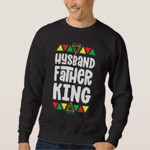 Sudadera Orgullo Negro Para Hombres Padre Esposo Rey Papá