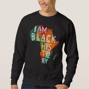 Sudadera Orgullo Negro Soy Historia Negra Mes Americano Afr