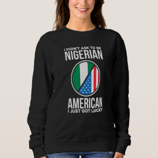 Sudadera Orgullo Nigeriano Nigeriano Afroamericano Nigerian