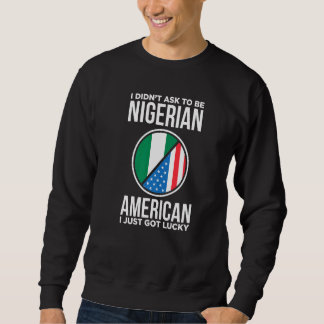 Sudadera Orgullo Nigeriano Nigeriano Afroamericano Nigerian