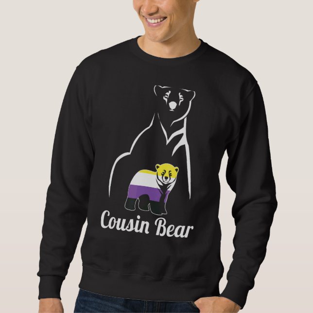 Sudadera Orgullo No Binario De Primo Lgbt Enby (Anverso)