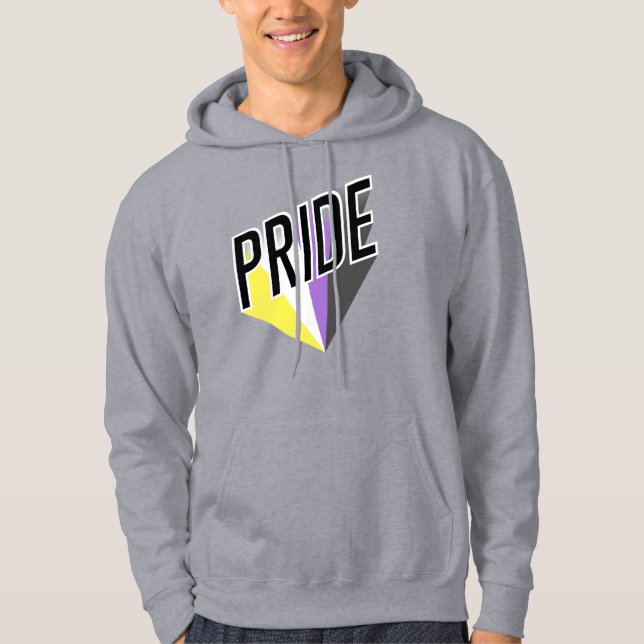 Sudadera Orgullo No Binario Explosión (Anverso)