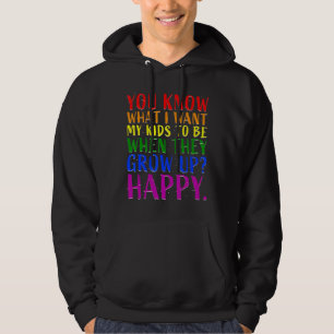 Sudadera Orgullo Rainbow Lgbt Conciencia Padres Mamá Papá G