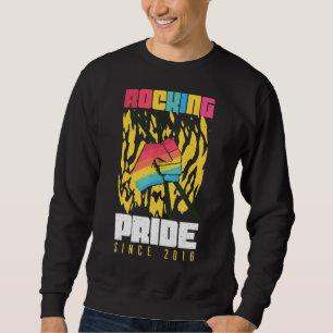 Sudadera Orgullo Rocking Pride 2016 Drum Rainbow Gay Lgbtq