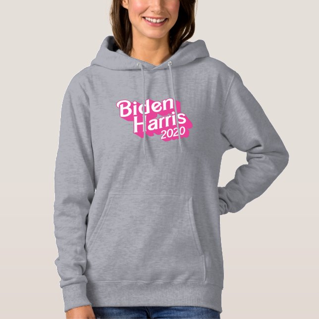 Sudadera Orgullo rosa Biden Harris 2020 (Anverso)