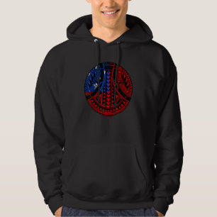 Sudadera Orgullo samoano bandera de Samoa Tatau guerrero po