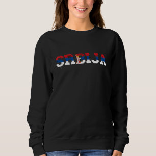 Sudadera Orgullo serbio Srbija serbio Serbia bandera serbia