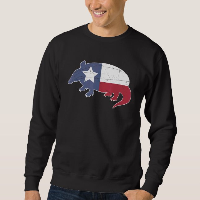 Sudadera Orgullo texano Animal al aire libre Bandera de Tex (Anverso)