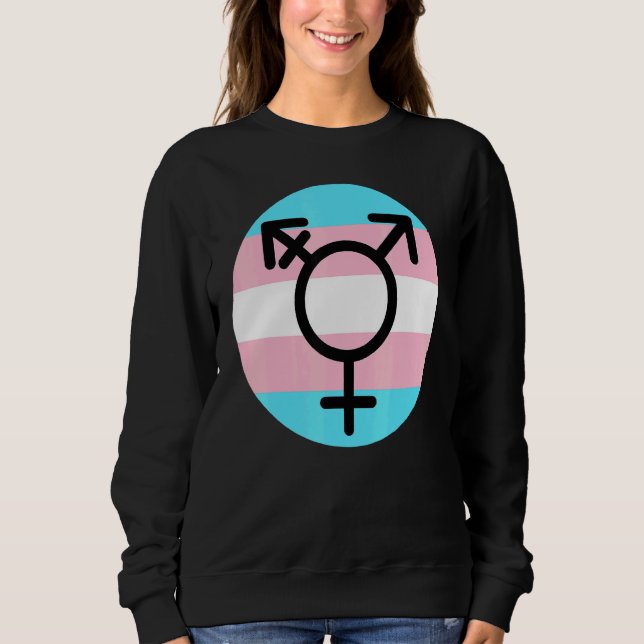 Sudadera Orgullo transgénero Lgbtqia Ama A Los Hombres Herm (Anverso)