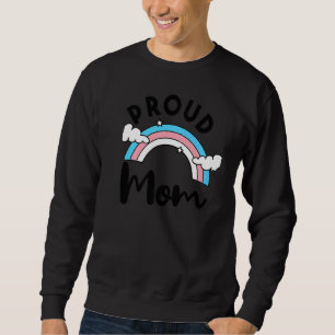 Sudadera Orgullo transgénero Orgullosa Mamá Arcoiris Lgbt T
