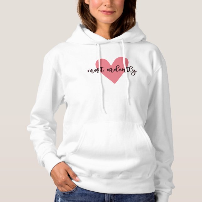 Sudadera Orgullo Y Prejuicio Sr. Darcy - Más Ardientemente  (Anverso)