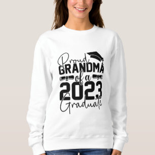 Sudadera Orgullosa Abuela De Graduado 2023