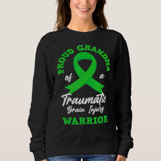 Sudadera Orgullosa Abuela De Una Lesiones Cerebrales Traumá