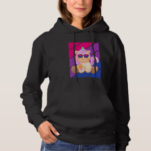 Sudadera Orgullosa bandera bisexual del unicornio lindo Ali