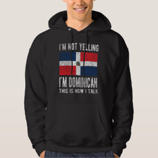 Sudadera Orgullosa bandera dominicana